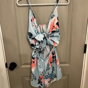 Size small Floral Romper NWOT